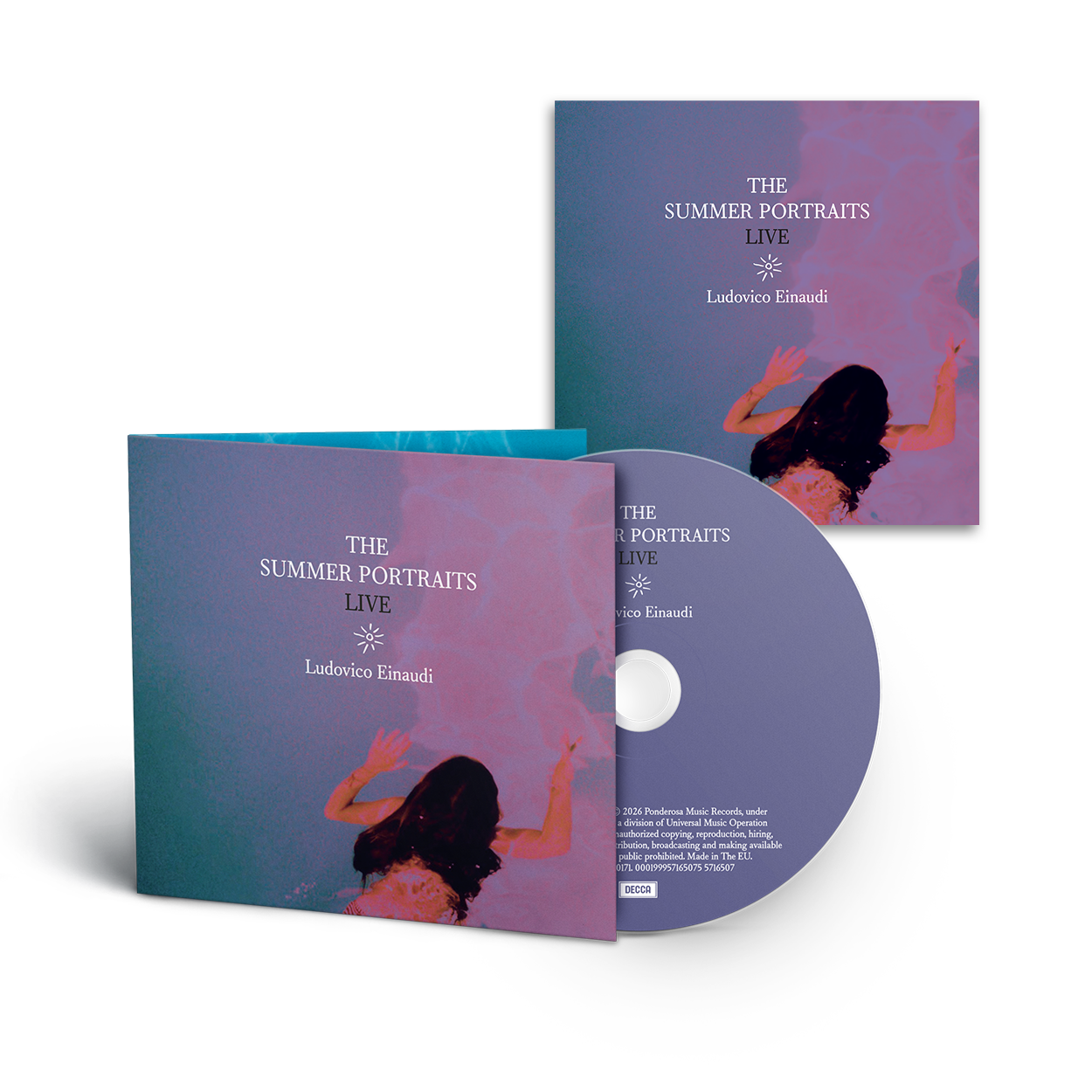 The Summer Portraits Live: CD (Signed)