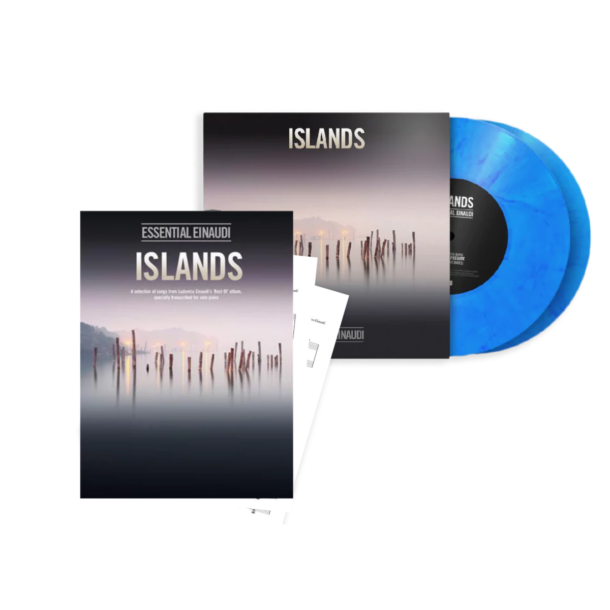 Islands vinyl sheet music book einaudi